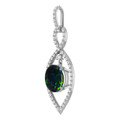 Oval Black Opal 7_Sterling Silver_Oval