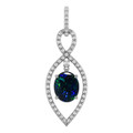 Oval Black Opal 7_Sterling Silver_Oval