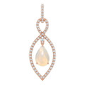 Teardrop White Opal 43_Rose Gold_Teardrop