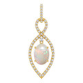 Oval White Opal 1_Yellow Gold_Oval Oval White Opal 1_Yellow Gold_Oval