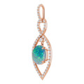 Oval Black Opal 6_Rose Gold_Oval Oval Black Opal 6_Rose Gold_Oval