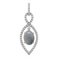 Oval Black Opal 12_Sterling Silver_Oval Oval Black Opal 12_Sterling Silver_Oval