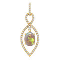 Oval White Opal 14_Yellow Gold_Oval Oval White Opal 14_Yellow Gold_Oval