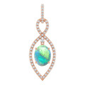Oval Black Opal 16_Rose Gold_Oval Oval Black Opal 16_Rose Gold_Oval