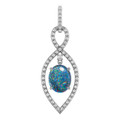 Oval Opal Triplet 58_White Gold_Oval Oval Opal Triplet 58_White Gold_Oval