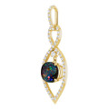 Round Boulder Opal 47_Yellow Gold_Round Round Boulder Opal 47_Yellow Gold_Round