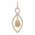 Teardrop Pipe Opal 39_Rose Gold_Teardrop Teardrop Pipe Opal 39_Rose Gold_Teardrop