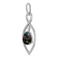 Teardrop Boulder Opal 45_Sterling Silver_Teardrop Teardrop Boulder Opal 45_Sterling Silver_Teardrop
