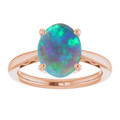 Oval Black Opal 75_Rose Gold_Oval