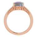 Oval Black Opal 76_Rose Gold_Oval