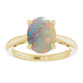 Oval Boulder Opal 105_Yellow Gold_Oval