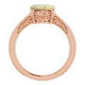 Oval Boulder Opal 106_Rose Gold_Oval
