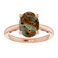 Oval Boulder Opal 107_Rose Gold_Oval