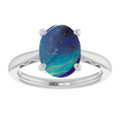 Oval Boulder Opal 110_Sterling Silver_Oval