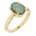 Oval Boulder Opal 115_Yellow Gold_Oval