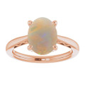 Oval White Opal 117_Rose Gold_Oval