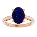 Oval Black Opal 122_Rose Gold_Oval