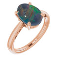 Oval Opal Triplet 132_Rose Gold_Oval