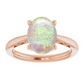 Oval Black Opal 13_Rose Gold_Oval