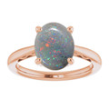 Oval Black Opal 12_Rose Gold_Oval