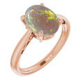 Oval White Opal 14_Rose Gold_Oval