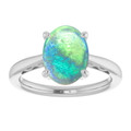 Oval Black Opal 16_White Gold_Oval