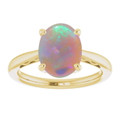Oval Black Opal 76_Yellow Gold_Oval