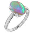 Oval Black Opal 76_White Gold_Oval