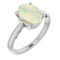 Oval Boulder Opal 95_Sterling Silver_Oval