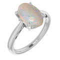 Oval White Opal 1_Sterling Silver_Oval