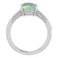 Oval Black Opal 16_White Gold_Oval