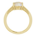 Oval White Opal 18_Yellow Gold_Oval