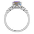 Oval Black Opal 76_Sterling Silver_Oval