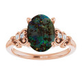 Oval Boulder Opal 97_Rose Gold_Oval