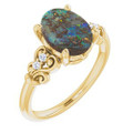 Oval Boulder Opal 97_Yellow Gold_Oval