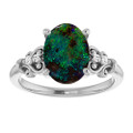 Oval Boulder Opal 98_Sterling Silver_Oval
