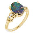 Oval Boulder Opal 98_Yellow Gold_Oval