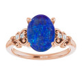 Oval Boulder Opal 103_Rose Gold_Oval