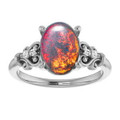 Oval Black Opal 10_Sterling Silver_Oval