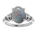 Oval Black Opal 12_Sterling Silver_Oval