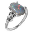 Oval Black Opal 12_Sterling Silver_Oval