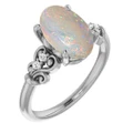 Oval White Opal 1_Sterling Silver_Oval