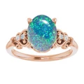 Oval Black Opal 6_Rose Gold_Oval