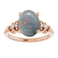 Oval Black Opal 12_Rose Gold_Oval