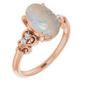 Oval White Opal 1_Rose Gold_Oval