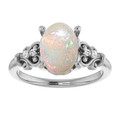 Oval White Opal 1_Sterling Silver_Oval