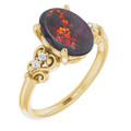 Oval Black Opal 10_Yellow Gold_Oval