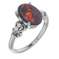 Oval Black Opal 10_Sterling Silver_Oval