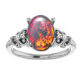 Oval Black Opal 10_Sterling Silver_Oval