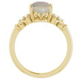 Oval White Opal 14_Yellow Gold_Oval